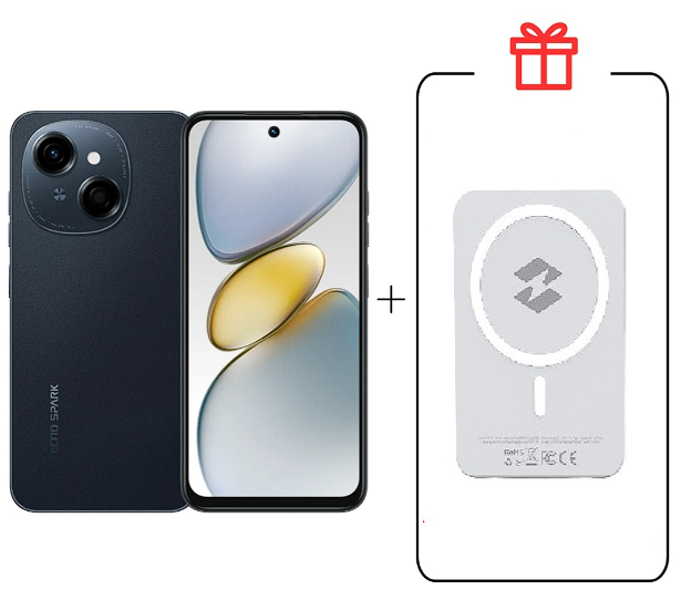 Смартфон Tecno Spark Go 1 3/64Gb Startrail Black+подарок купить,NaN