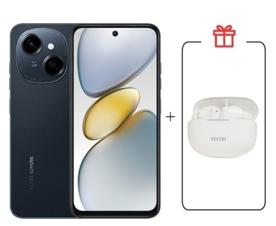 Смартфон Tecno Spark Go 1 3/64Gb Startrail Black+подарок купить,NaN