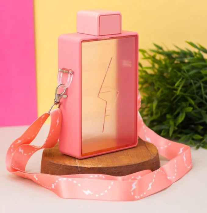 Бутылка Battery, pink (450 ml) купить,NaN