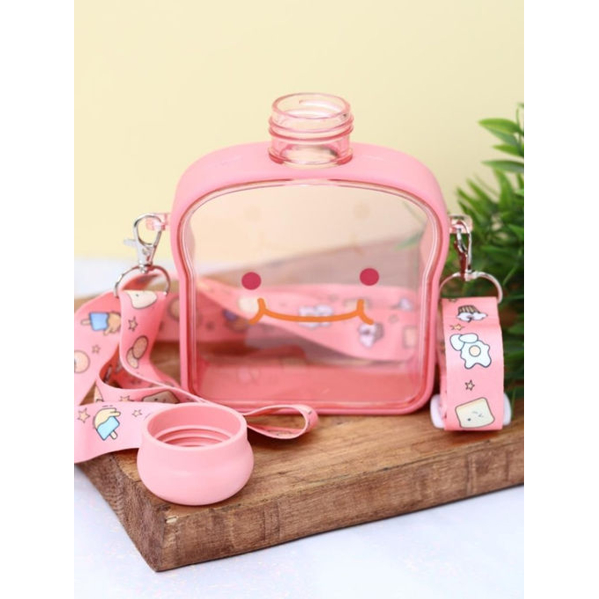 Бутылка «Bread slice», pink (380 ml) купить,NaN