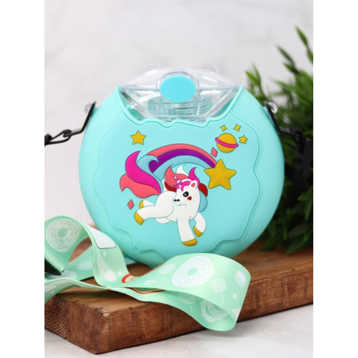 Бутылка «Сosmo unicorn», green (380 ml) купить,NaN