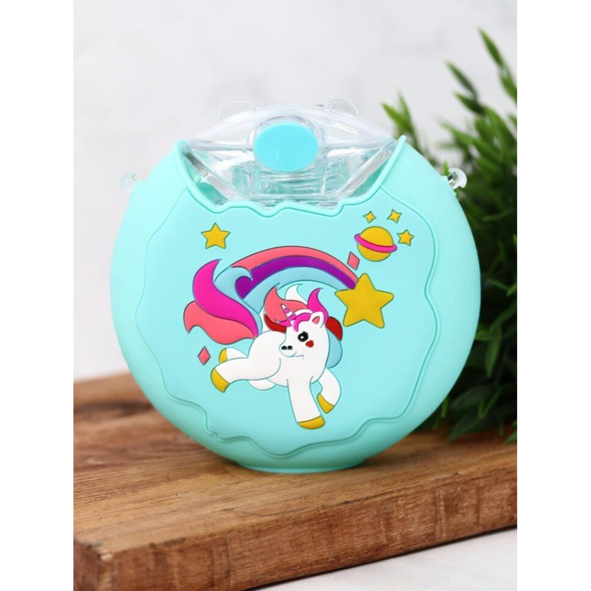 Бутылка «Сosmo unicorn», green (380 ml) купить,NaN