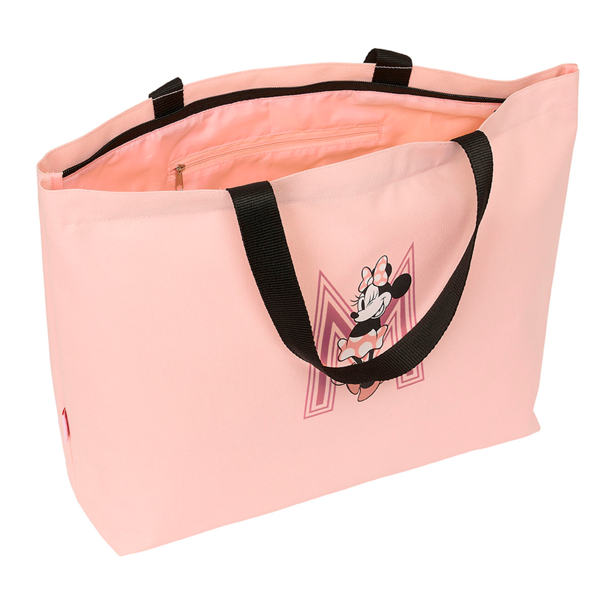 Сумка шоппер Safta Minnie Mouse. Розовый, 54x13x34 см купить,NaN