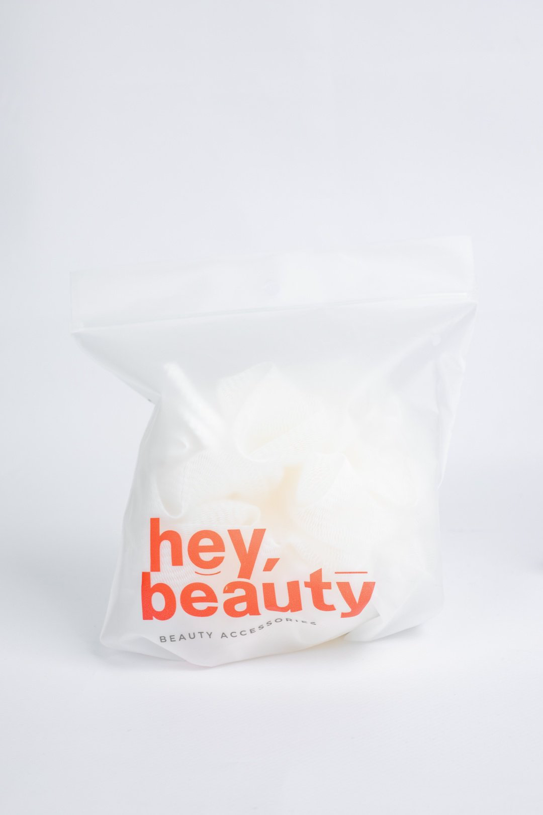 Hey beauty мочалка для тела, универсальное белый 1 шт купить,NaN