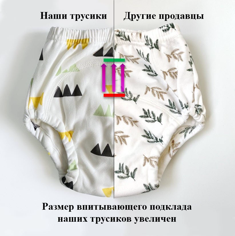 Многоразовые подгузники Sabilerge.kz Ветки TRVETKI-L, 10-14 кг, бежевый купить,NaN