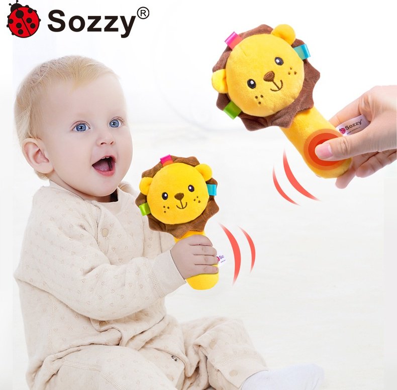 Погремушка Sozzy Львенок