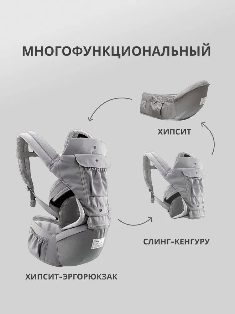 Сумка-рюкзак 30294842_kKZ1-BBYD-GRAY серый