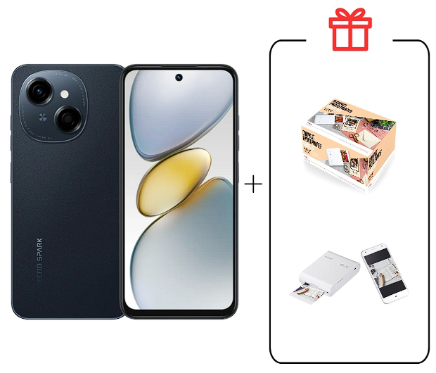 Смартфон Tecno Spark Go 1 4/128Gb Startrail Black+подарок купить,NaN