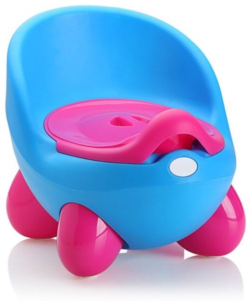 Горшок детский с крышкой S-11785, голубой