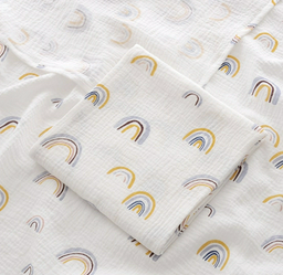 Пеленка текстильная Muslin swaddle Радуга PL-000103, 1 шт, 100x100 см, мультиколор