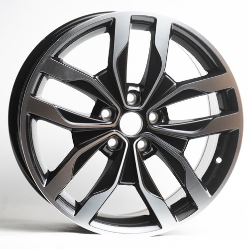 Комплект дисков Kipardo AO9672 5х112 R18х7.5 СВ57.1 ЕТ41 Black Machine
