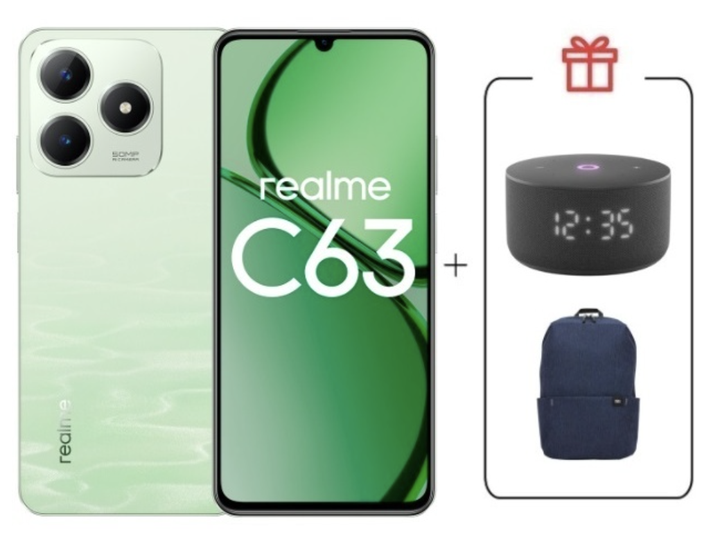 Смартфон Realme C63 8/256Gb 4G Jade Green + подарок купить,NaN