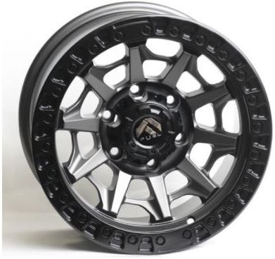  Комплект дисков Kipardo 5127 6х139.7 R16х8,5 СВ110 ЕТ-12 Matt Grey+Matt Blacklip купить,NaN
