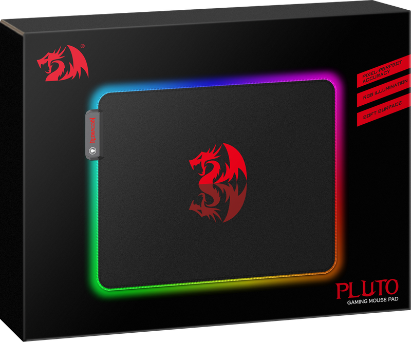 Коврик для мыши Redragon Pluto черный - ForteMarket Коврик для мыши Redragon Pluto черный купить,0