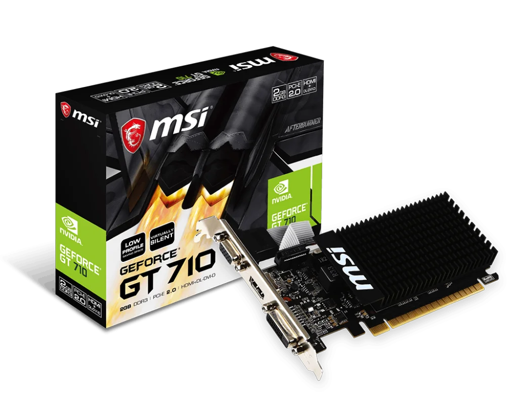 Видеокарта MSI GeForce GT 710 D3H LP GT 710 2GD3H LP 2Gb купить,0