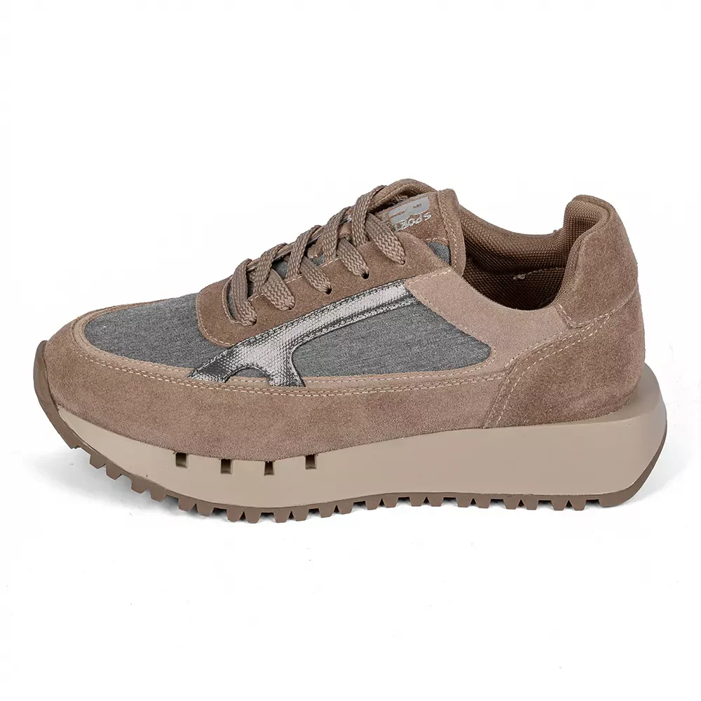 Кроссовки Graciana F226-1 brown/grey 38