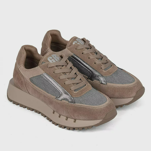 Кроссовки Graciana F226-1 brown/grey 36