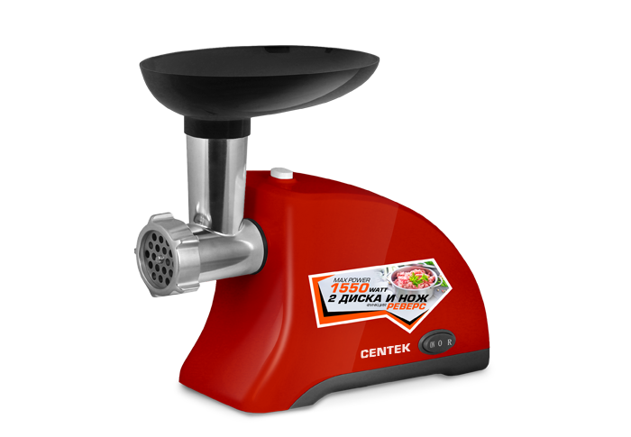 Мясорубка Centek CT-1609 красная