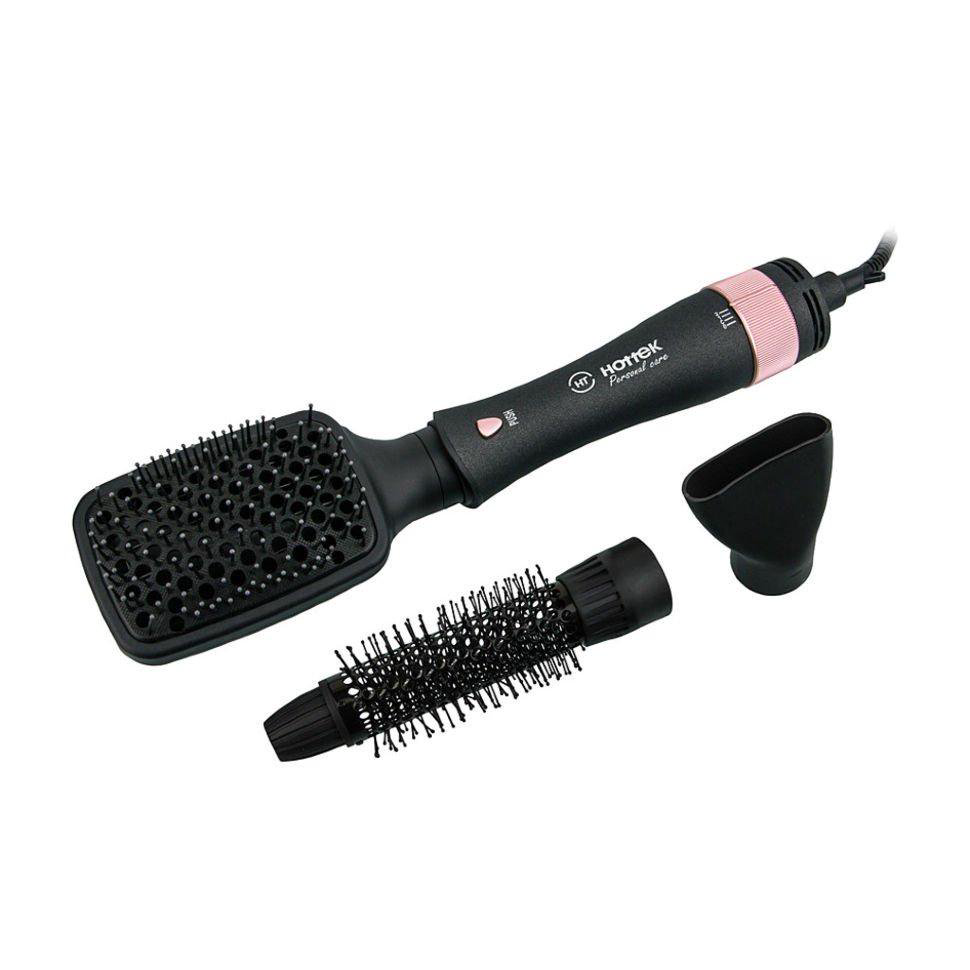 Фен-щетка Hottek 967-030 черная купить,NaN
