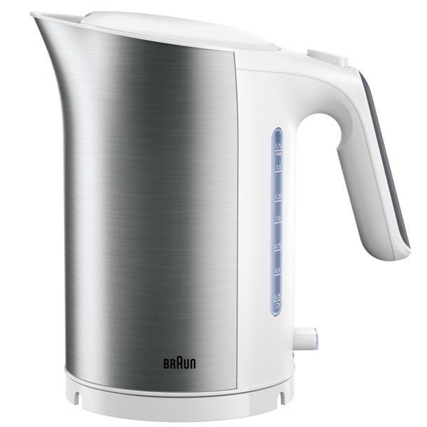 Электрочайник Braun WK5100WH 1.7л серебристо-белый купить,NaN