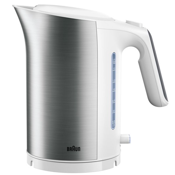 Электрочайник Braun WK5100WH 1.7л серебристо-белый купить,NaN