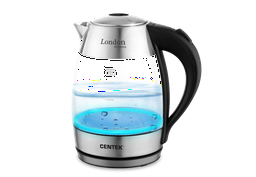 Электрочайник Centek CT-0059 London 1.8л серебристый