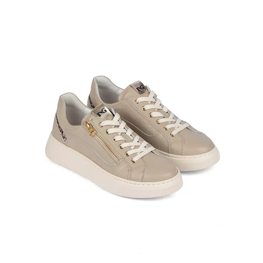Кеды Nero Giardini Scarpa Donna Cairo I411600D beige 37