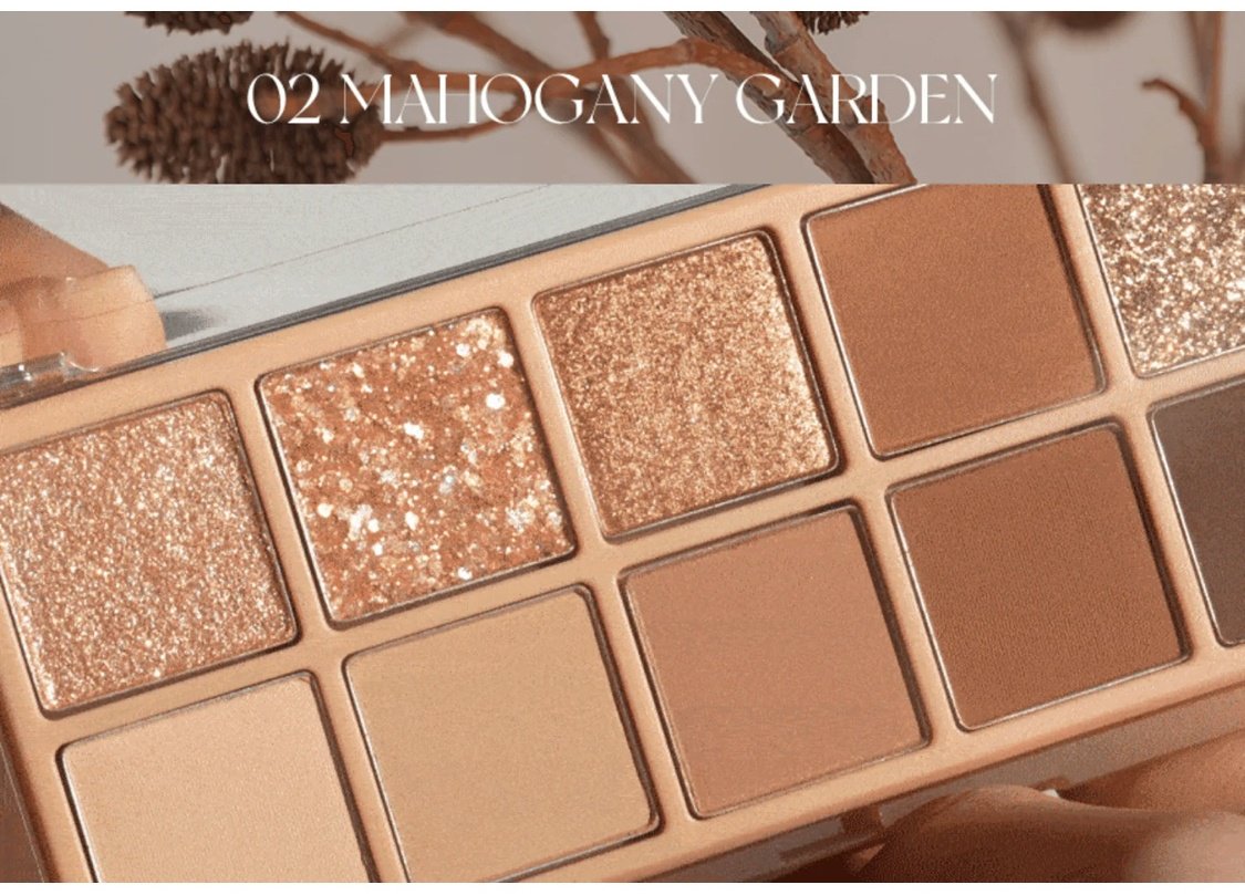 Rom&amp;nd тени прессованные Better Than Palette 02 Mahogany Garden купить,NaN