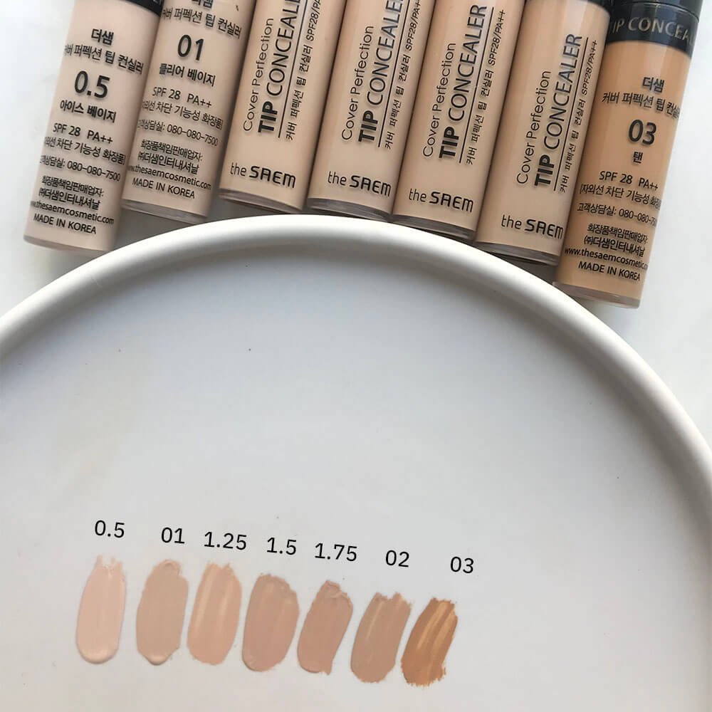 The Saem Cover Perfection Tip Concealer 1.5 Medium Beige консилер 1.5 Medium Beige купить,NaN