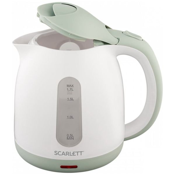 Электрочайник Scarlett SC-EK18P55 белый купить,NaN