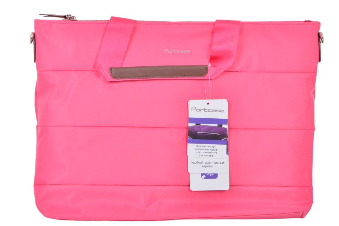 Сумка для ноутбука Portcase KCB-72 15.6" розовая купить,NaN