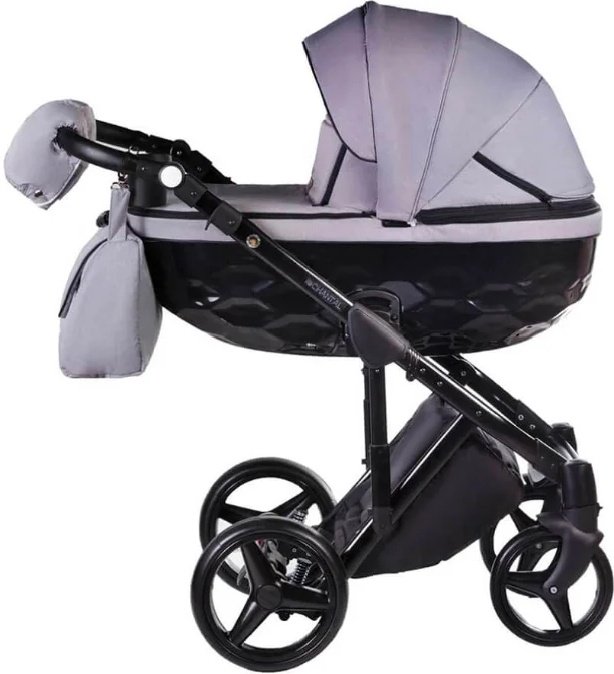 Коляска 2в1 Adamex Chantal Standart C202 Grey/Black купить,NaN
