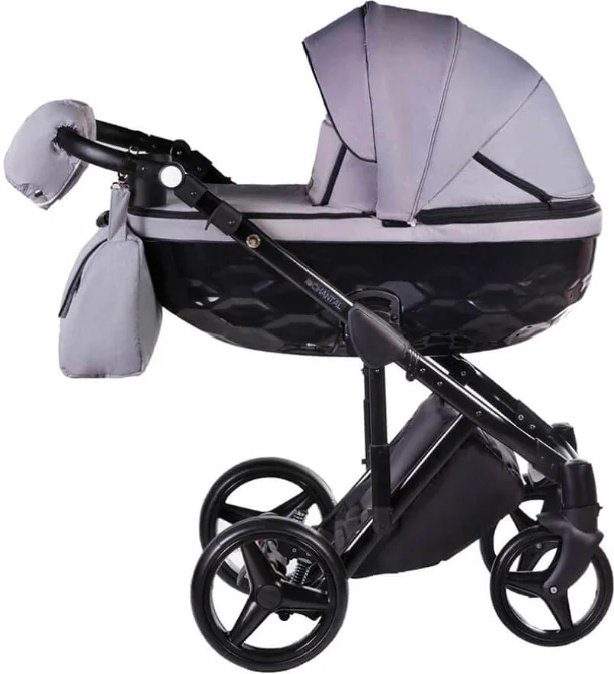 Коляска 2в1 Adamex Chantal Standart C202 Grey/Black купить,NaN