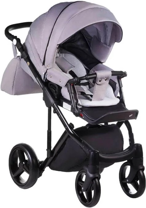 Коляска 2в1 Adamex Chantal Standart C202 Grey/Black купить,NaN