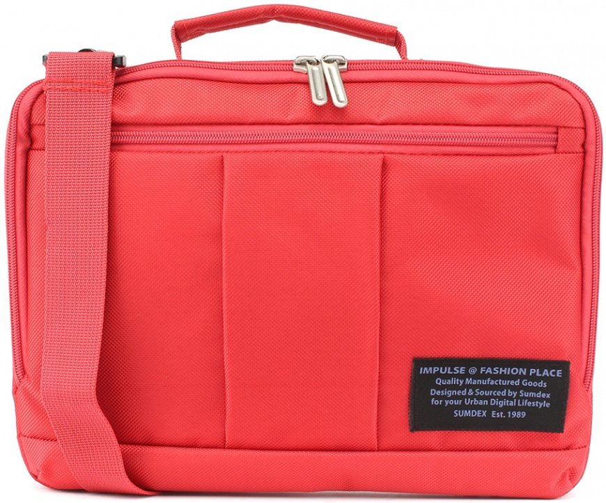 Сумка для ноутбука Sumdex PON-496SC 10" красная