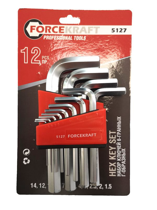 Набор ключей ForceKraft FK-5127 12 предметов купить,NaN