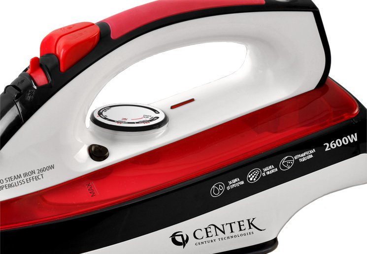 Утюг Centek CT-2336 красный купить,NaN