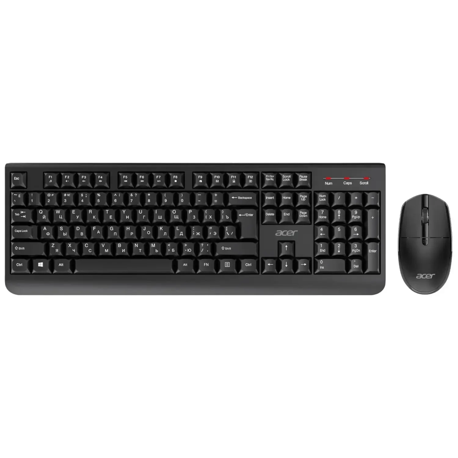 Комплект клавиатура + мышь Acer OCC401 черный купить,9690