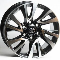  Комплект дисков Kipardo H871D 6х139.7 R18х8 СВ106.1 ЕТ25 Black Machined 