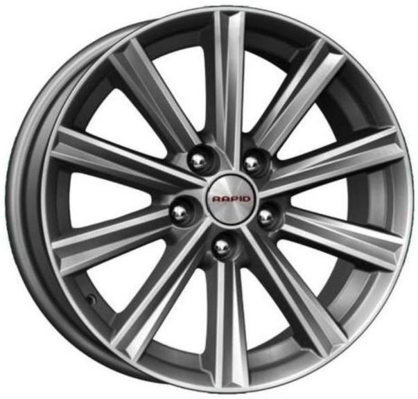 Комплект дисков K&K Камрик 4x100 R15x6,5 CB54,1 ET45 дарк платинум купить,NaN
