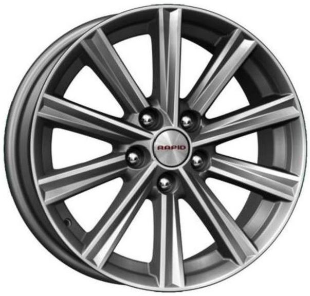 Комплект дисков K&K Камрик 4x100 R15x6,5 CB54,1 ET45 дарк платинум купить,NaN