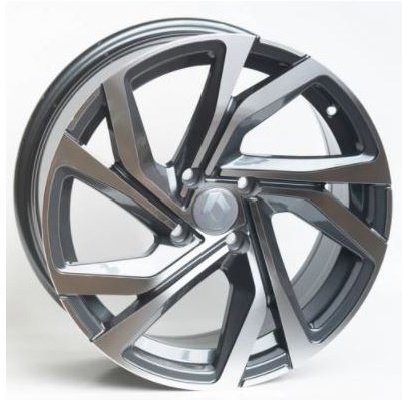 Комплект дисков Kipardo 15001 4х100 R16х7.0 СВ60.1 ЕТ35 Dark grey machined face