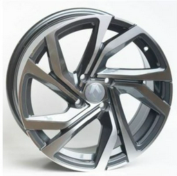 Комплект дисков Kipardo 15001 4х100 R16х7.0 СВ60.1 ЕТ35 Dark grey machined face