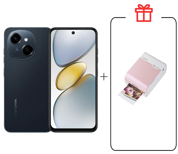 Смартфон Tecno Spark Go 1 4/64Gb Startrail Black+подарок купить,NaN
