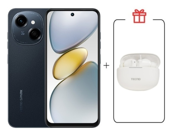Смартфон Tecno Spark Go 1 4/128Gb Startrail Black+подарок купить,NaN