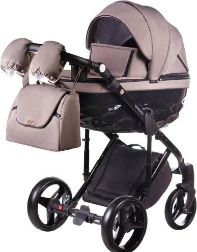 Коляска 2в1 Adamex Chantal Standart C205 Brown/Black купить,NaN