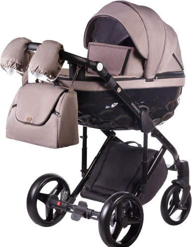 Коляска 2в1 Adamex Chantal Standart C205 Brown/Black купить,NaN