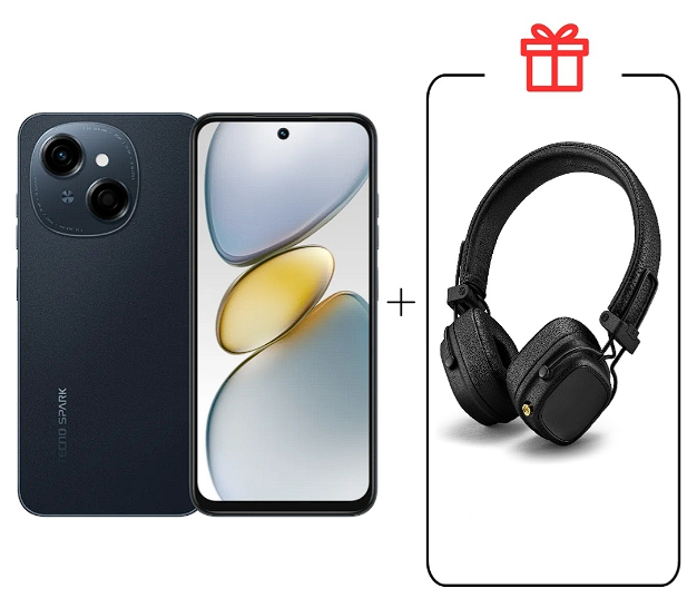 Смартфон Tecno Spark Go 1 4/128Gb Startrail Black+подарок купить,NaN