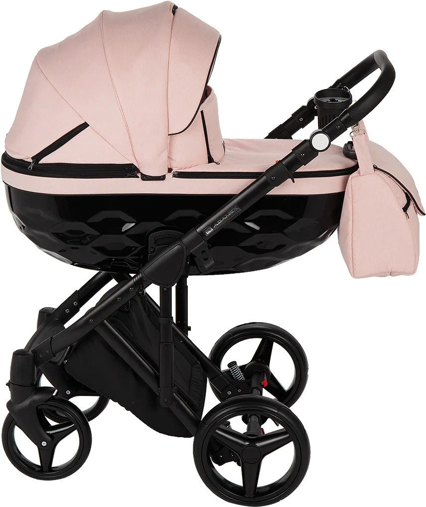 Коляска 2в1 Adamex Chantal Standart C215 Pink/Black купить,NaN
