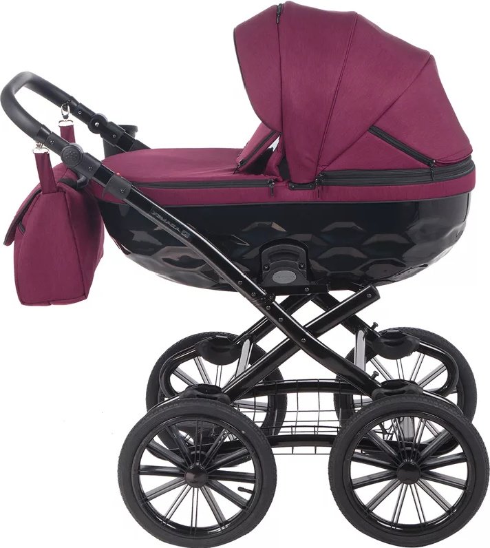 Коляска 2в1 Adamex Chantal Standart C207 Burgundy/Black купить,NaN